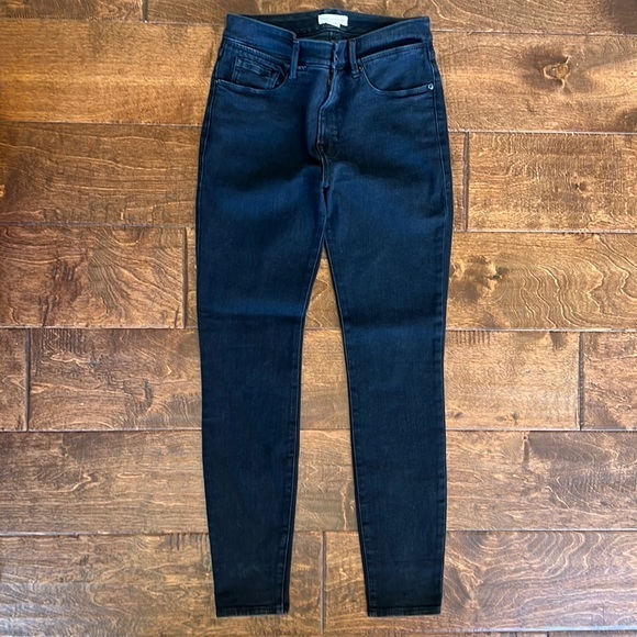 Good American Good Waist Slit GLSW419T Black210 6 / 28 - Picture 5 of 11